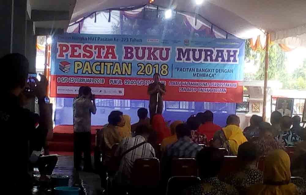 Pembukaan Pesta Buku Murah Pacitan 2018 Kamis(08/02/2018)